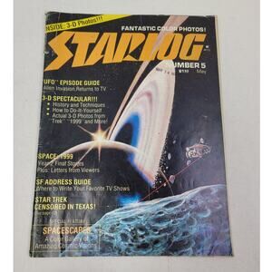 Vintage May 1977 Starlog The Magazine of the Future #5 UFO Episode Guide